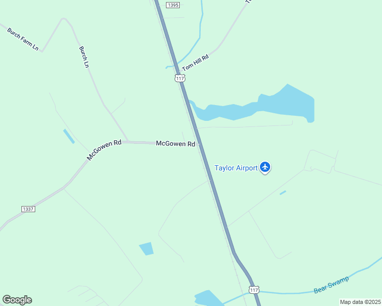 map of restaurants, bars, coffee shops, grocery stores, and more near 119 McGowen Road in Faison