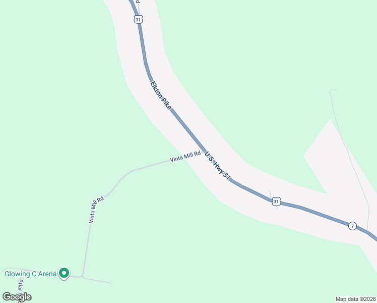 map of restaurants, bars, coffee shops, grocery stores, and more near 174 Vinta Mill Road in Prospect