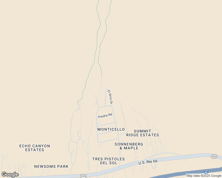 map of restaurants, bars, coffee shops, grocery stores, and more near 19 El Arco Drive in Albuquerque
