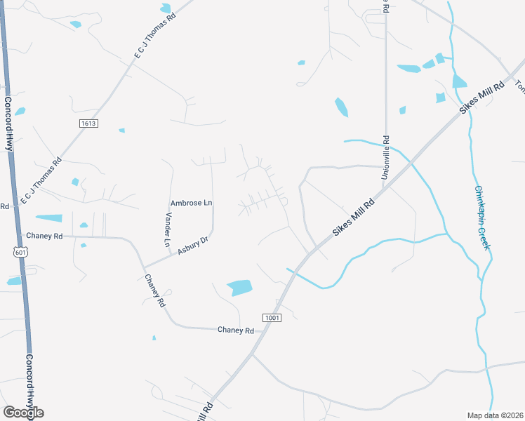 map of restaurants, bars, coffee shops, grocery stores, and more near 1612 Thornhill Drive in Monroe
