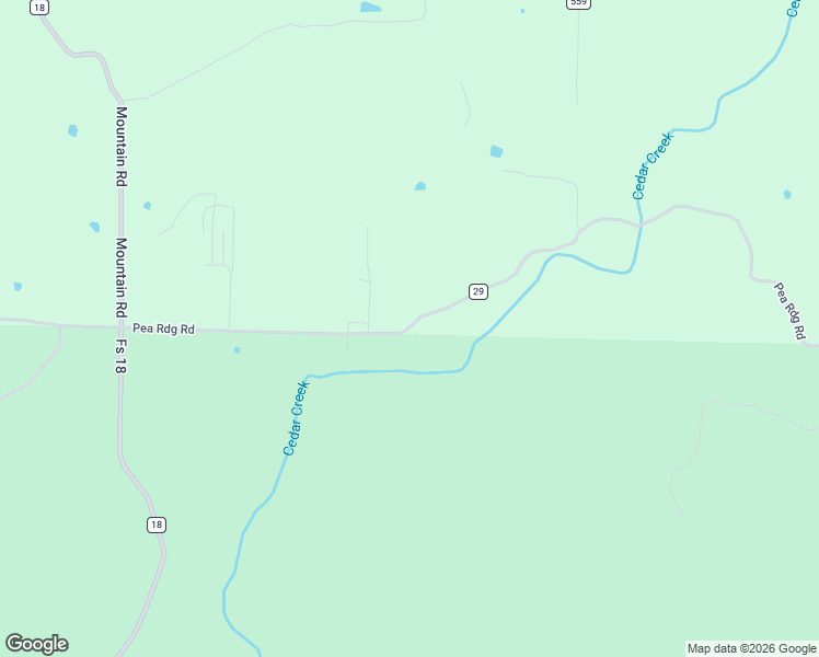 map of restaurants, bars, coffee shops, grocery stores, and more near 13519 Pea Ridge Road in Havana