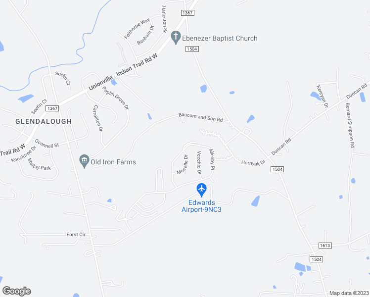 map of restaurants, bars, coffee shops, grocery stores, and more near 4324 Allenby Place in Unionville