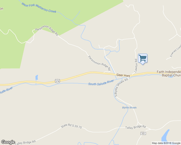 map of restaurants, bars, coffee shops, grocery stores, and more near Geer Highway in Cleveland