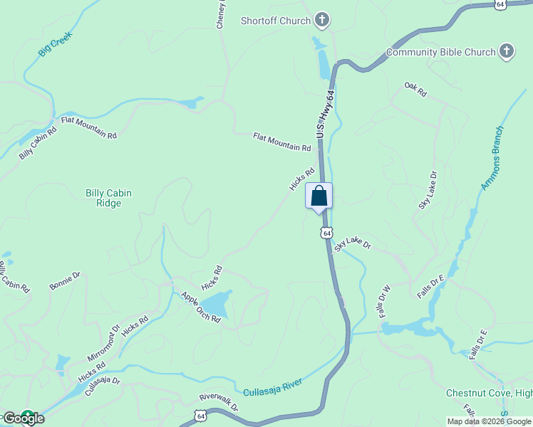 map of restaurants, bars, coffee shops, grocery stores, and more near 1240 Hicks Road in Highlands