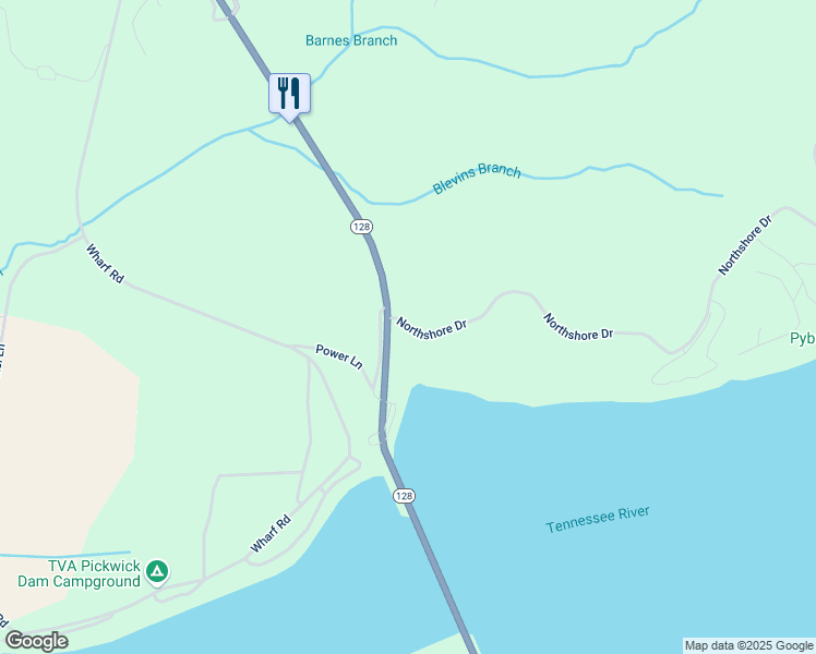 map of restaurants, bars, coffee shops, grocery stores, and more near 2045 Highway 128 in Savannah