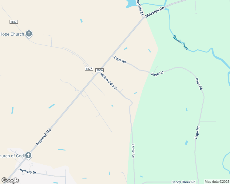 map of restaurants, bars, coffee shops, grocery stores, and more near 6480 Willow Oaks Drive in Stedman