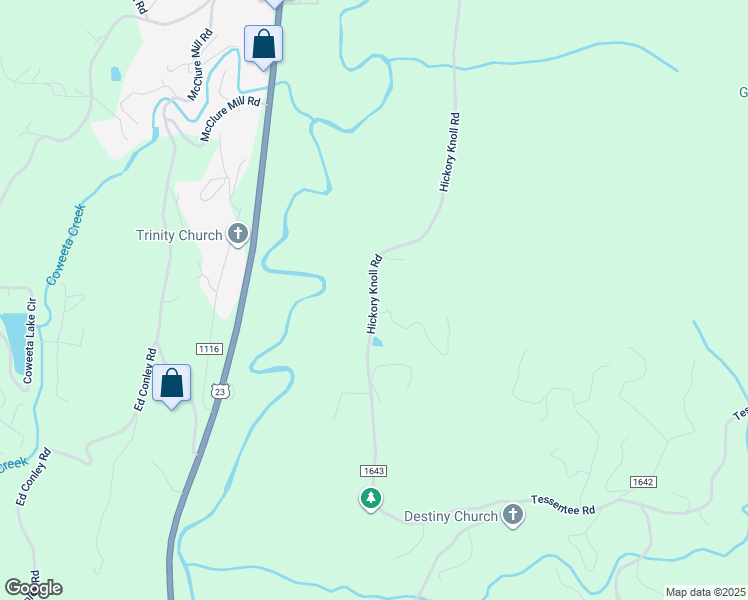 map of restaurants, bars, coffee shops, grocery stores, and more near 2600 Hickory Knoll Road in Franklin