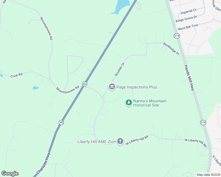 map of restaurants, bars, coffee shops, grocery stores, and more near 6463 Boulder Drive in York