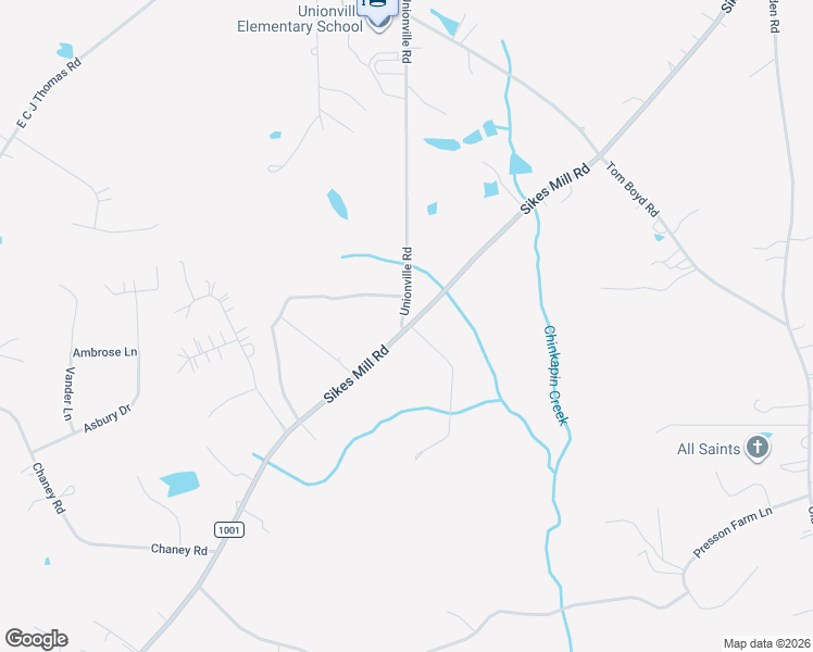 map of restaurants, bars, coffee shops, grocery stores, and more near 1902 Sikes Mill Road in Monroe