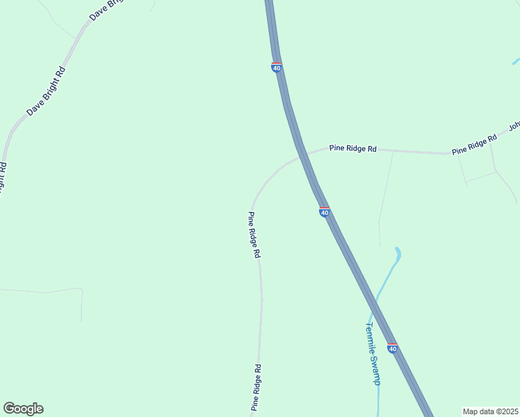 map of restaurants, bars, coffee shops, grocery stores, and more near 6724 Pine Ridge Road in Faison