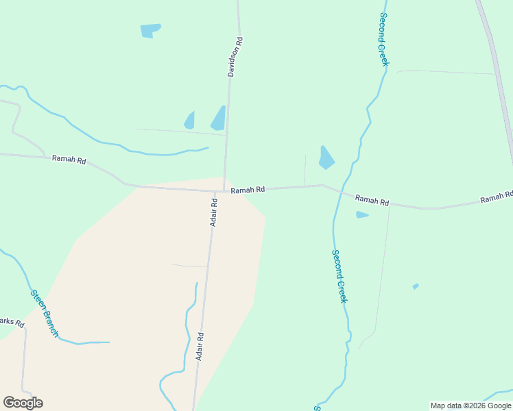 map of restaurants, bars, coffee shops, grocery stores, and more near 97 Ramah Road in Leoma