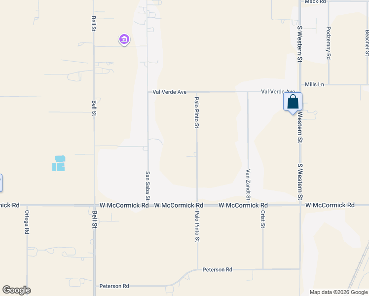 map of restaurants, bars, coffee shops, grocery stores, and more near 12906 Palo Pinto St in Amarillo