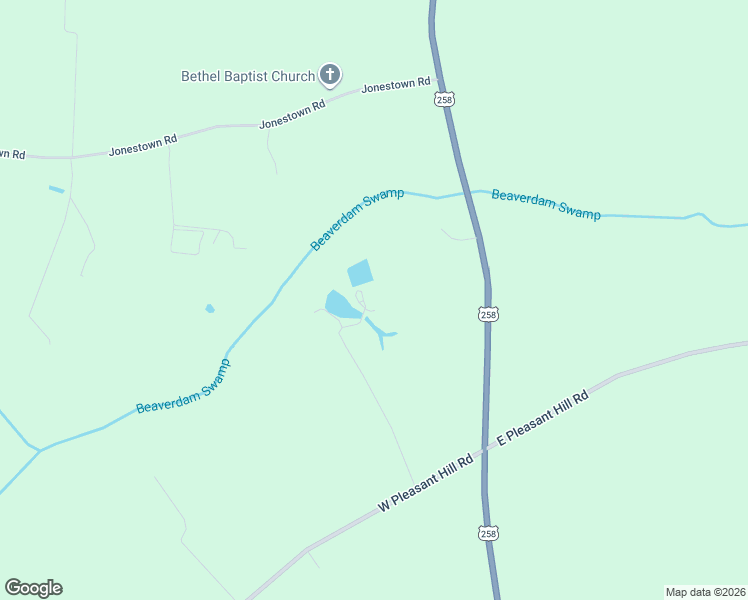 map of restaurants, bars, coffee shops, grocery stores, and more near 196 West Pleasant Hill Road in Pink Hill