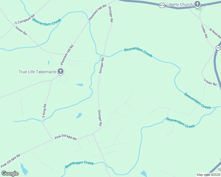 map of restaurants, bars, coffee shops, grocery stores, and more near 239 Stringer Road in Landrum