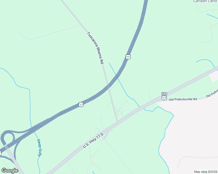 map of restaurants, bars, coffee shops, grocery stores, and more near 5807 U.S. 17 in New Bern