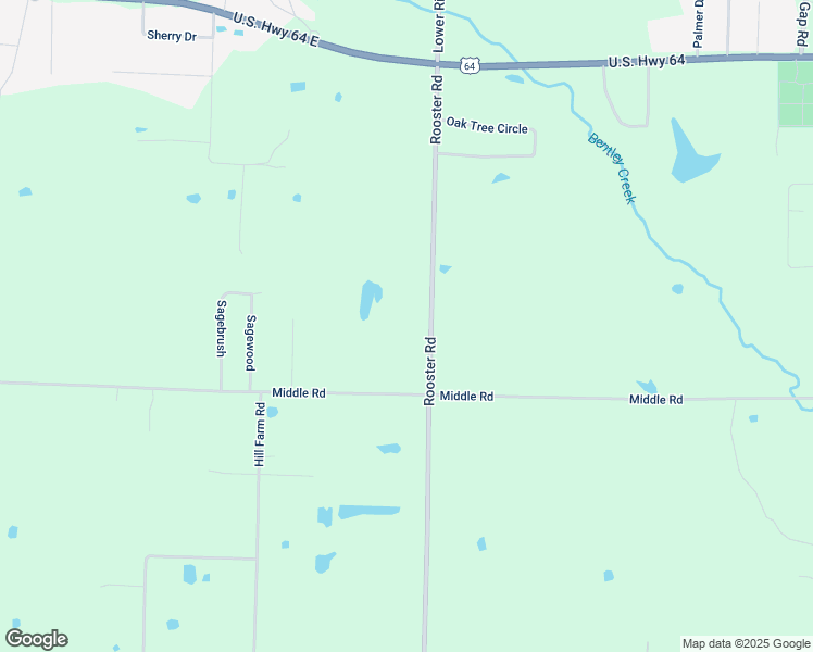 map of restaurants, bars, coffee shops, grocery stores, and more near 64 Rooster Road in Conway