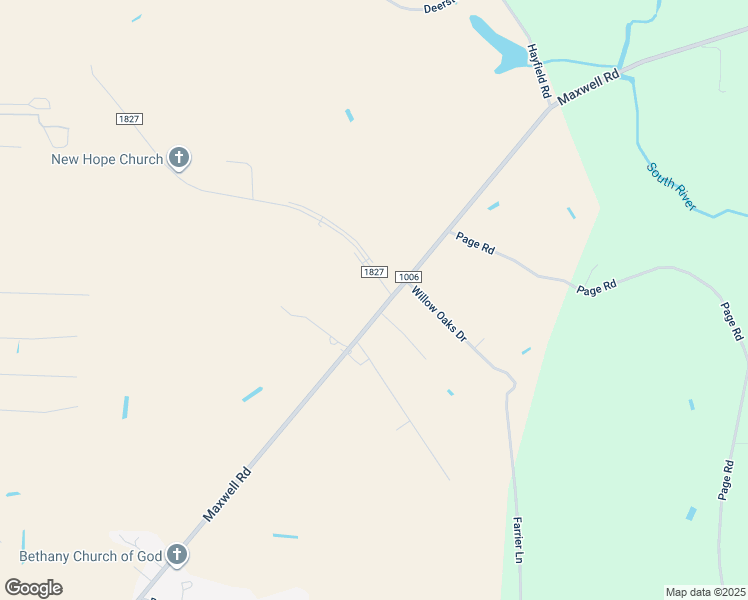 map of restaurants, bars, coffee shops, grocery stores, and more near 7865 Maxwell Road in Stedman