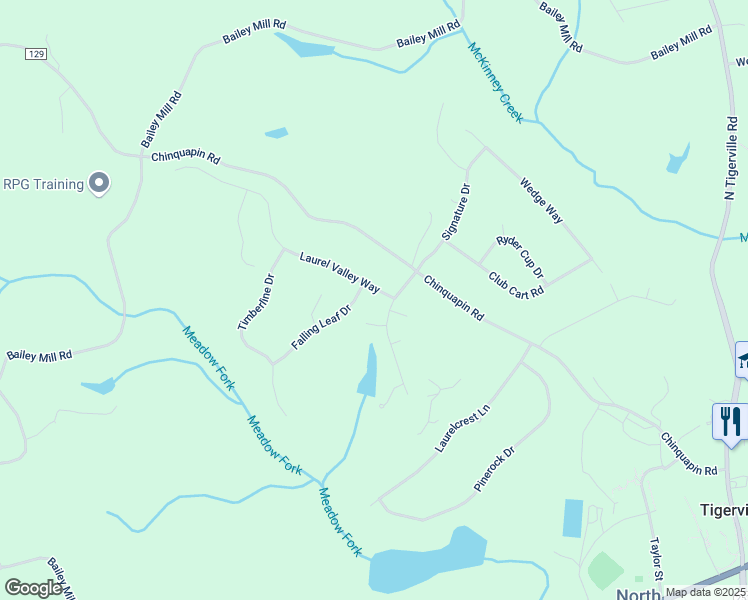 map of restaurants, bars, coffee shops, grocery stores, and more near 5 Laurel Valley Way in Travelers Rest