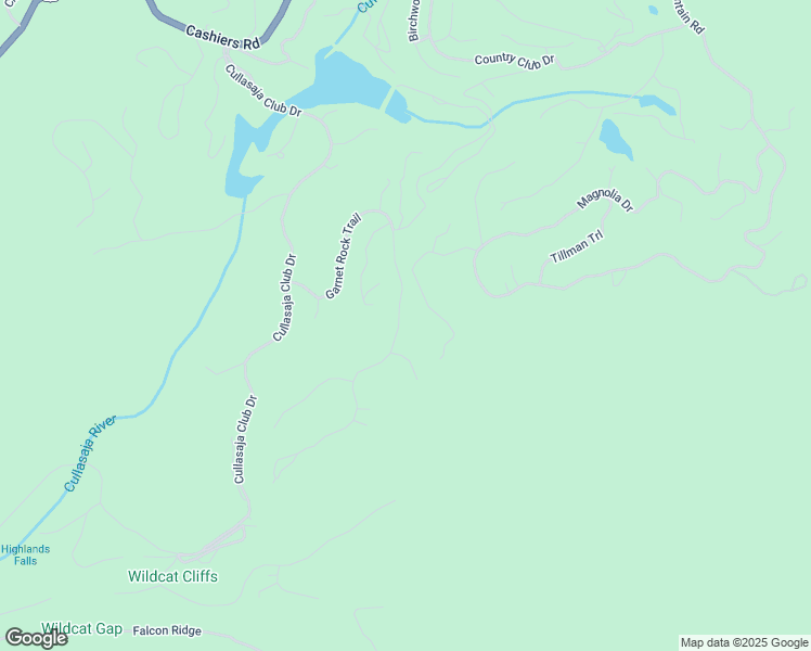 map of restaurants, bars, coffee shops, grocery stores, and more near 632 Garnet Rock Trail in Highlands