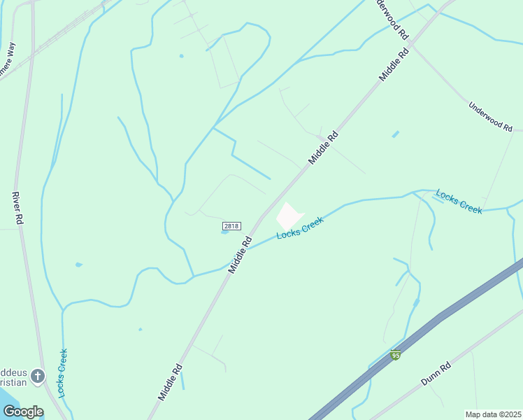map of restaurants, bars, coffee shops, grocery stores, and more near 1225 Middle Road in Fayetteville