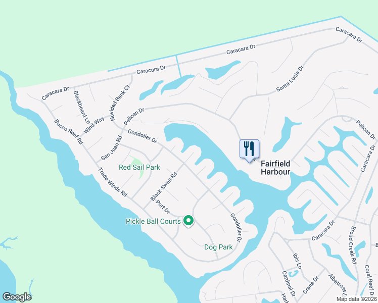 map of restaurants, bars, coffee shops, grocery stores, and more near 905 Coral Court in New Bern