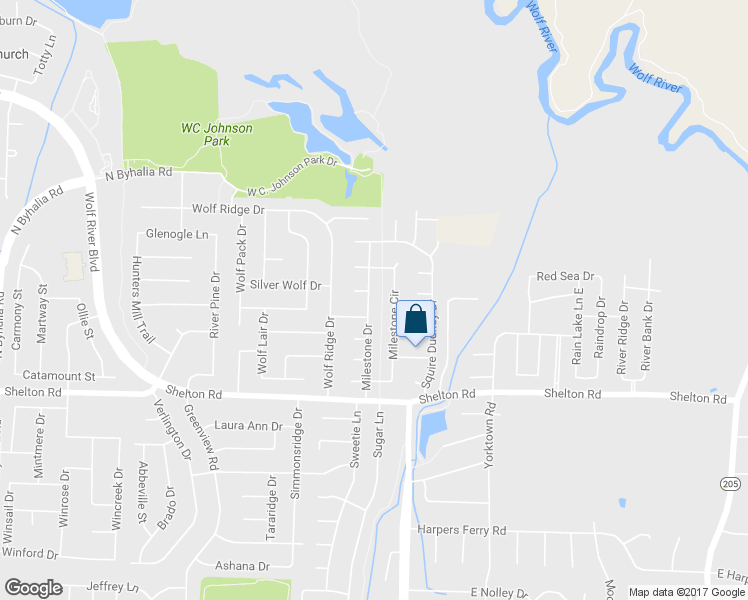 map of restaurants, bars, coffee shops, grocery stores, and more near 1400 Milestone Drive in Collierville