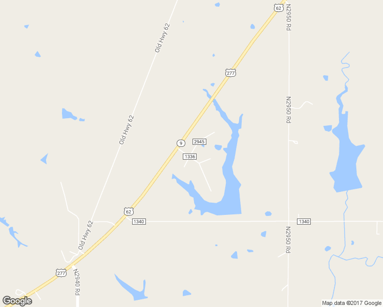 map of restaurants, bars, coffee shops, grocery stores, and more near 2183 County Road 2945 in Blanchard