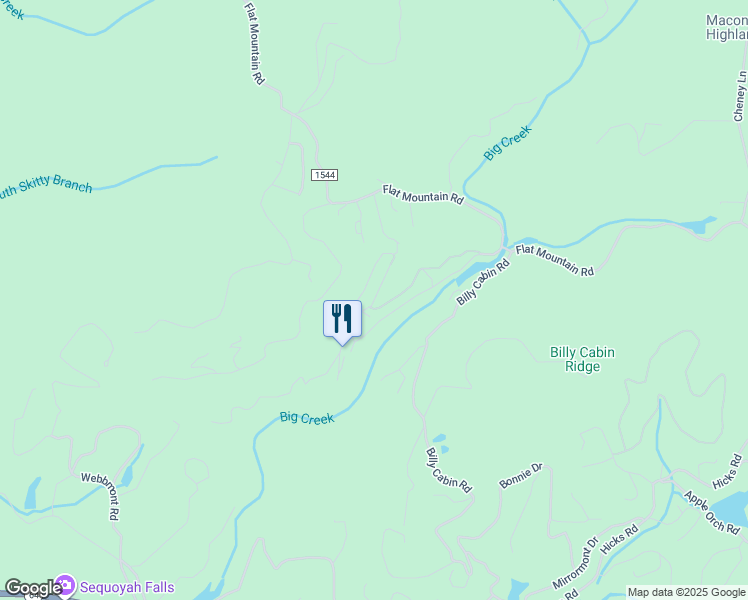 map of restaurants, bars, coffee shops, grocery stores, and more near 393 Pine Circle in Highlands