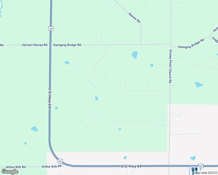 map of restaurants, bars, coffee shops, grocery stores, and more near 107 Lynn Harvey in Beebe