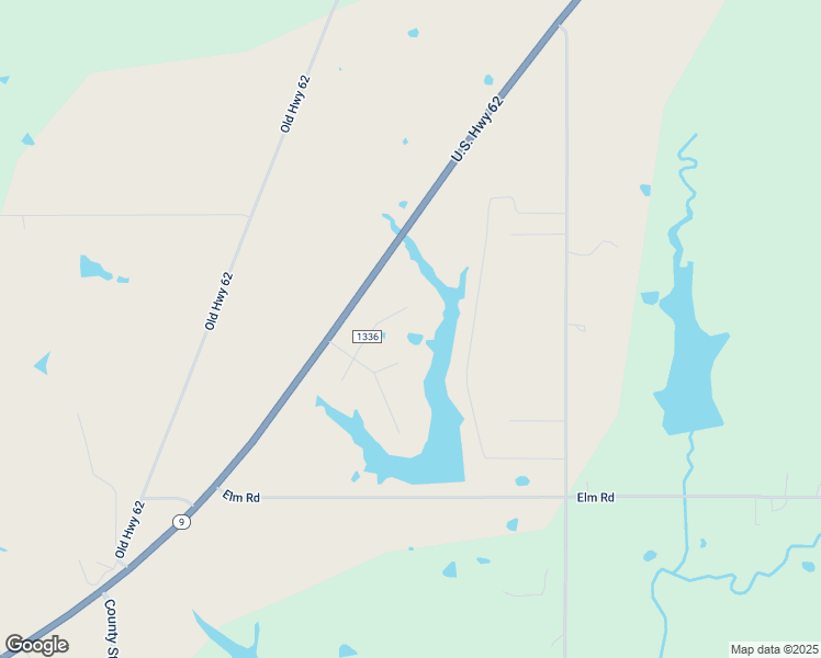 map of restaurants, bars, coffee shops, grocery stores, and more near 2064 County Road 1336 in Blanchard