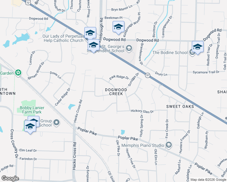 map of restaurants, bars, coffee shops, grocery stores, and more near in Germantown