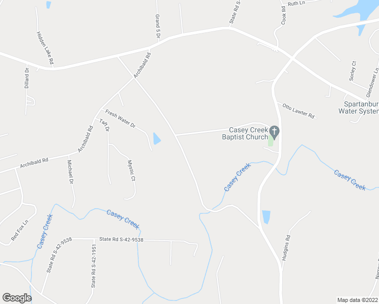 map of restaurants, bars, coffee shops, grocery stores, and more near 306 State Road S-42-299 in Chesnee