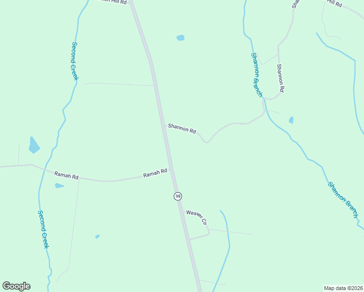 map of restaurants, bars, coffee shops, grocery stores, and more near 584 Rabbit Trail Road in Leoma