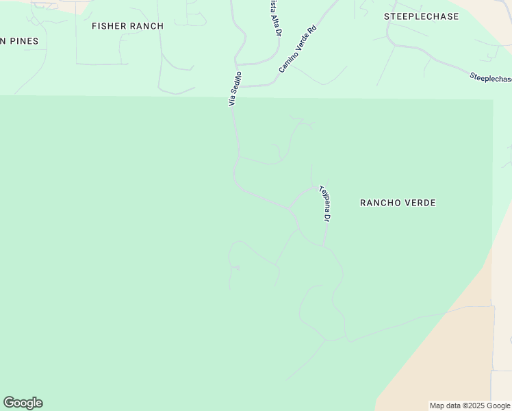 map of restaurants, bars, coffee shops, grocery stores, and more near 158 Vía Sedillo in Tijeras
