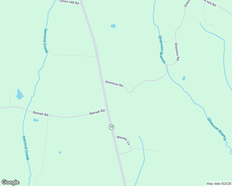 map of restaurants, bars, coffee shops, grocery stores, and more near 584 Rabbit Trail Road in Leoma