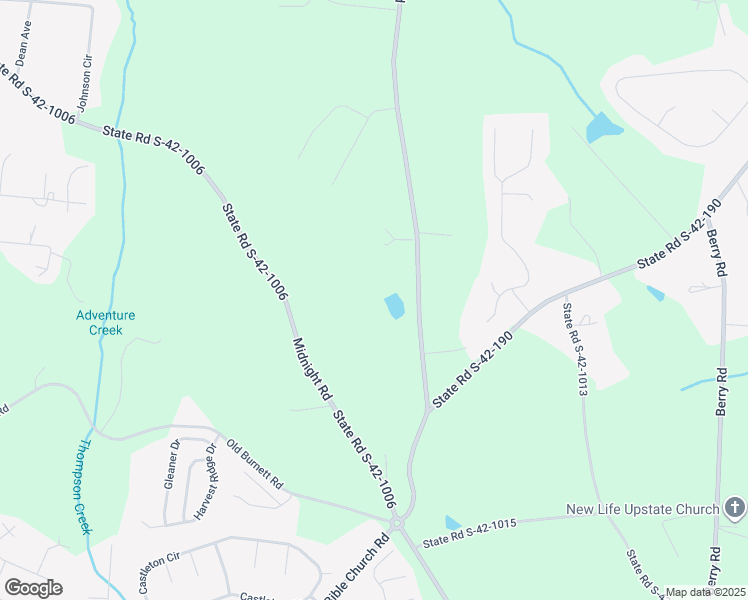 map of restaurants, bars, coffee shops, grocery stores, and more near 585 Peachtree Road in Chesnee