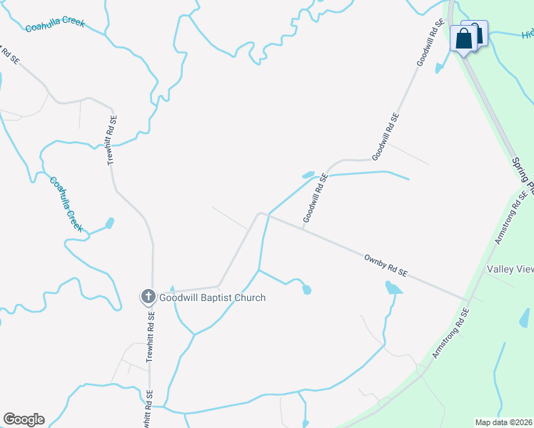 map of restaurants, bars, coffee shops, grocery stores, and more near 646 Goodwill Road Southeast in Cleveland