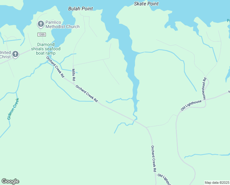 map of restaurants, bars, coffee shops, grocery stores, and more near 499 Tar Creek Road in Oriental