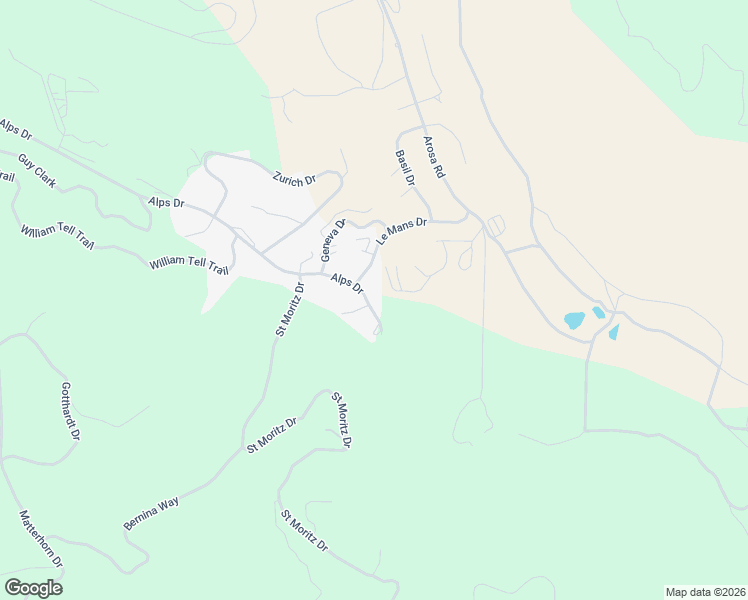 map of restaurants, bars, coffee shops, grocery stores, and more near 17800 Alps Drive in Tehachapi