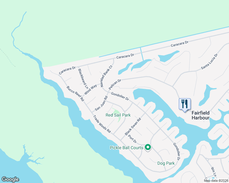 map of restaurants, bars, coffee shops, grocery stores, and more near 6314 Gondolier Drive in New Bern