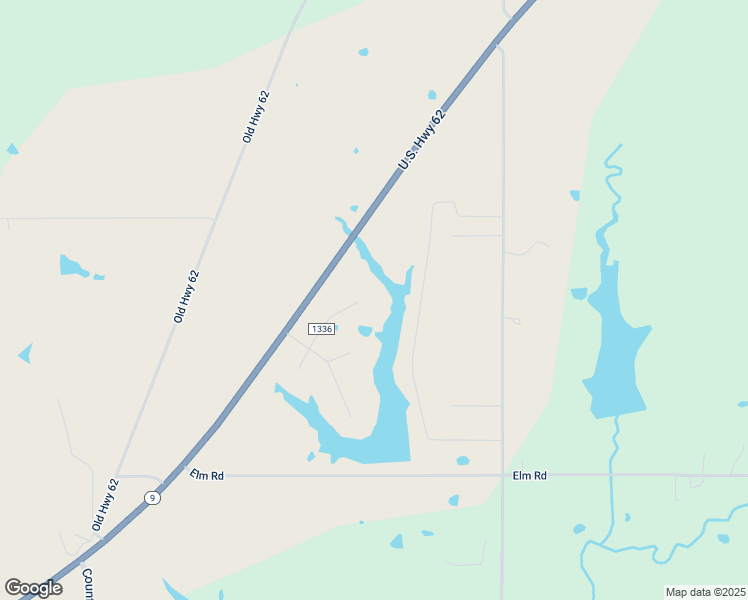 map of restaurants, bars, coffee shops, grocery stores, and more near 2064 County Road 1336 in Blanchard