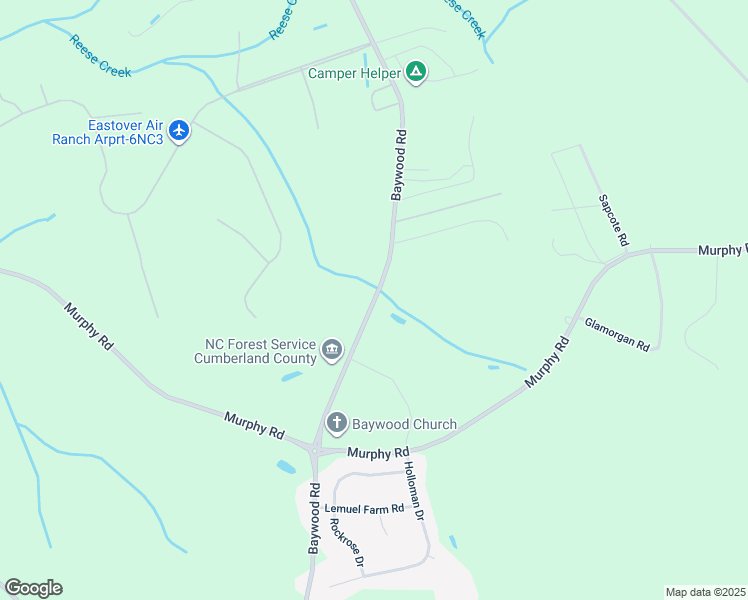 map of restaurants, bars, coffee shops, grocery stores, and more near 2040 Baywood Road in Fayetteville