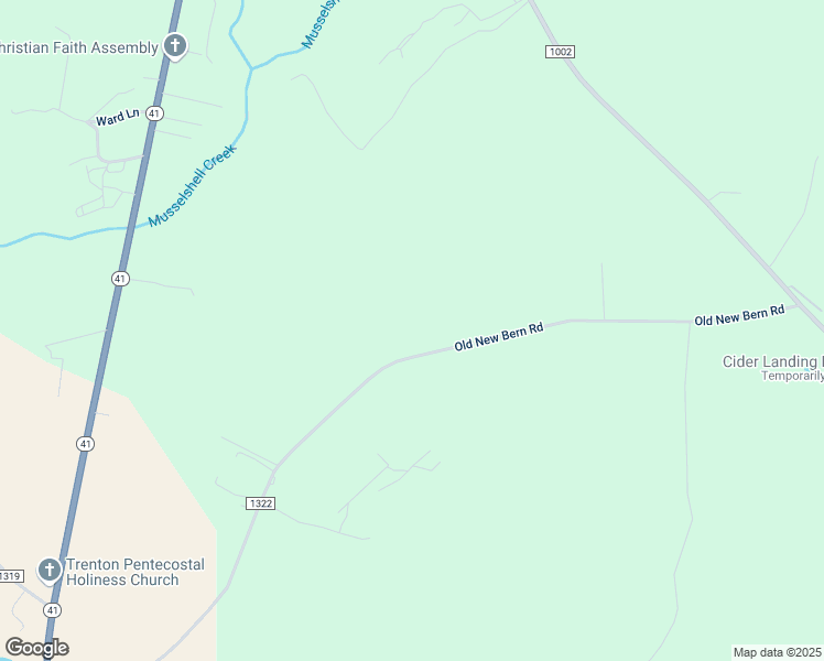 map of restaurants, bars, coffee shops, grocery stores, and more near 687 State Road 1322 in Trenton