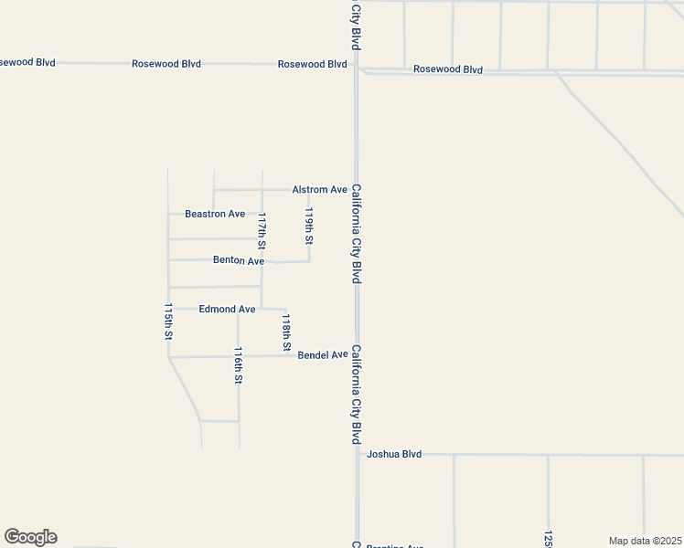 map of restaurants, bars, coffee shops, grocery stores, and more near 10386 California City Boulevard in California City