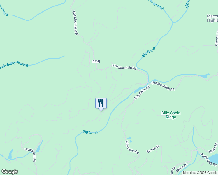 map of restaurants, bars, coffee shops, grocery stores, and more near 393 Pine Circle in Highlands