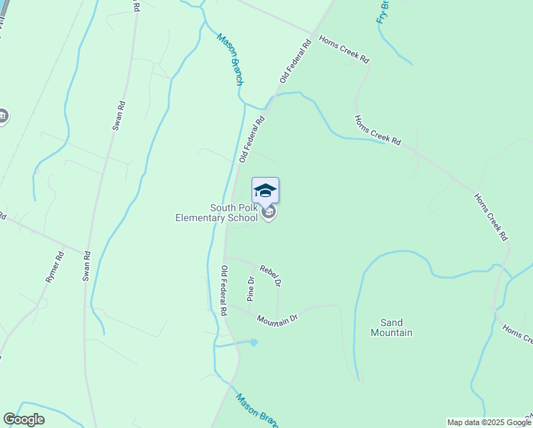 map of restaurants, bars, coffee shops, grocery stores, and more near 964 Old Federal Road in Old Fort