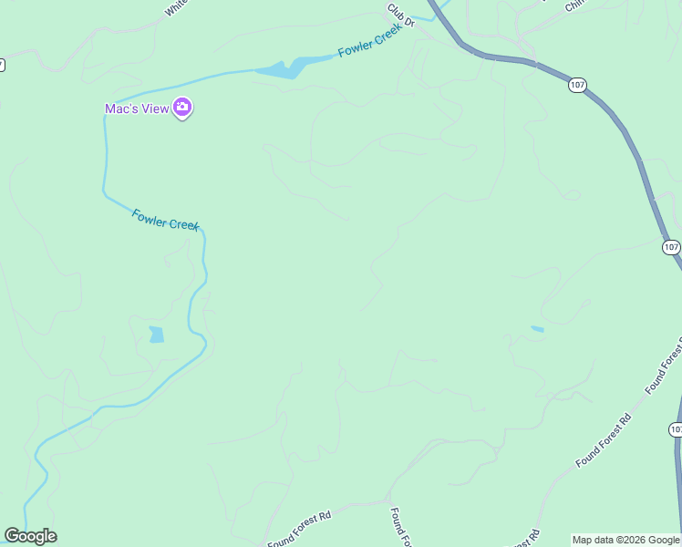 map of restaurants, bars, coffee shops, grocery stores, and more near 100-298 Mac's View Drive in Cashiers