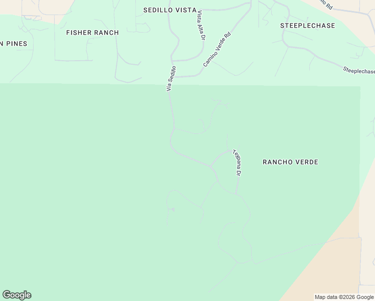 map of restaurants, bars, coffee shops, grocery stores, and more near 155 Vía Sedillo in Tijeras