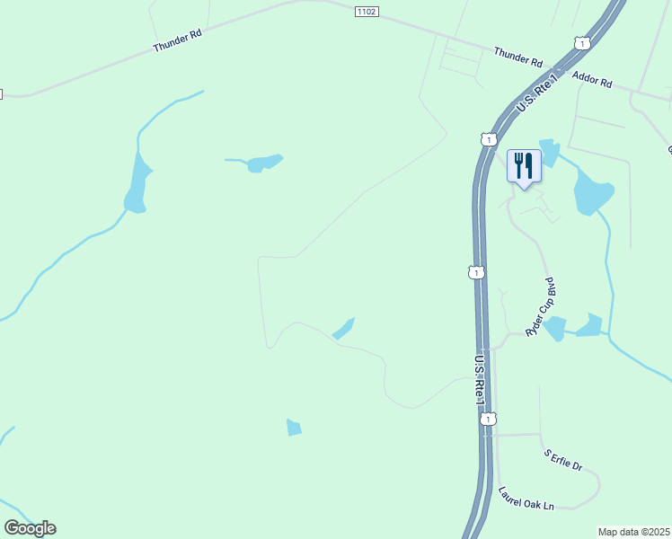 map of restaurants, bars, coffee shops, grocery stores, and more near 41916 U.S. 1 in Aberdeen