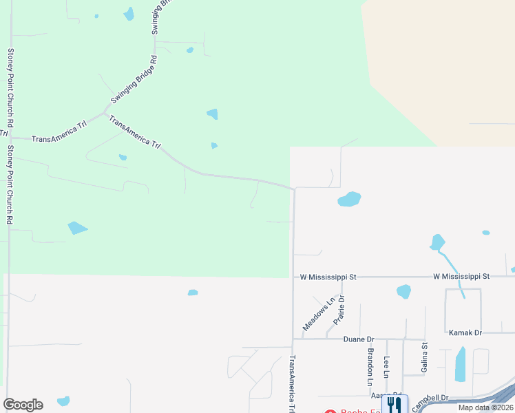 map of restaurants, bars, coffee shops, grocery stores, and more near 241 Dugger Road in Beebe